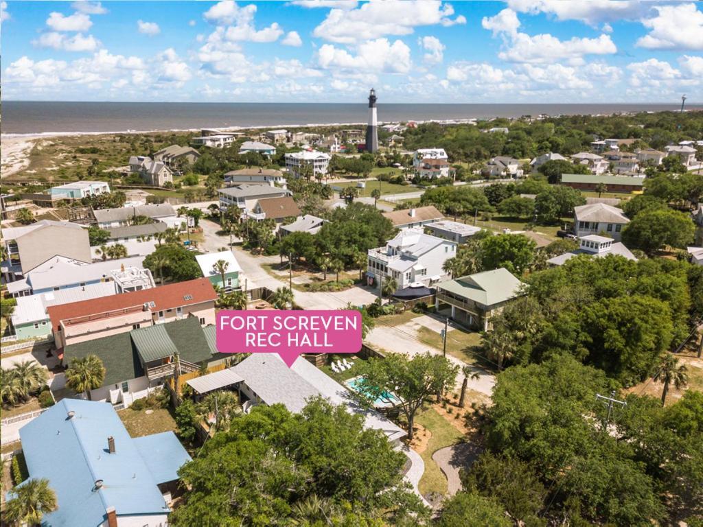 Fort Screven Rec Hall Villa Tybee Island Esterno foto