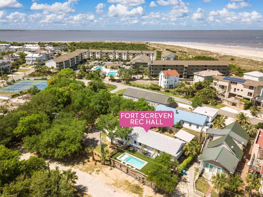 Fort Screven Rec Hall Villa Tybee Island Esterno foto